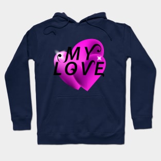 couple heart Hoodie